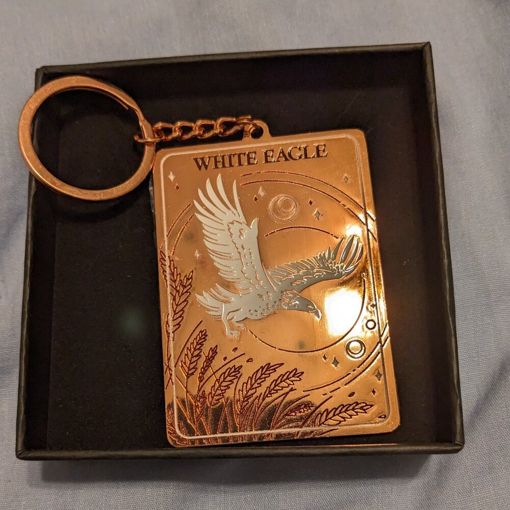 White Eagle keychain.